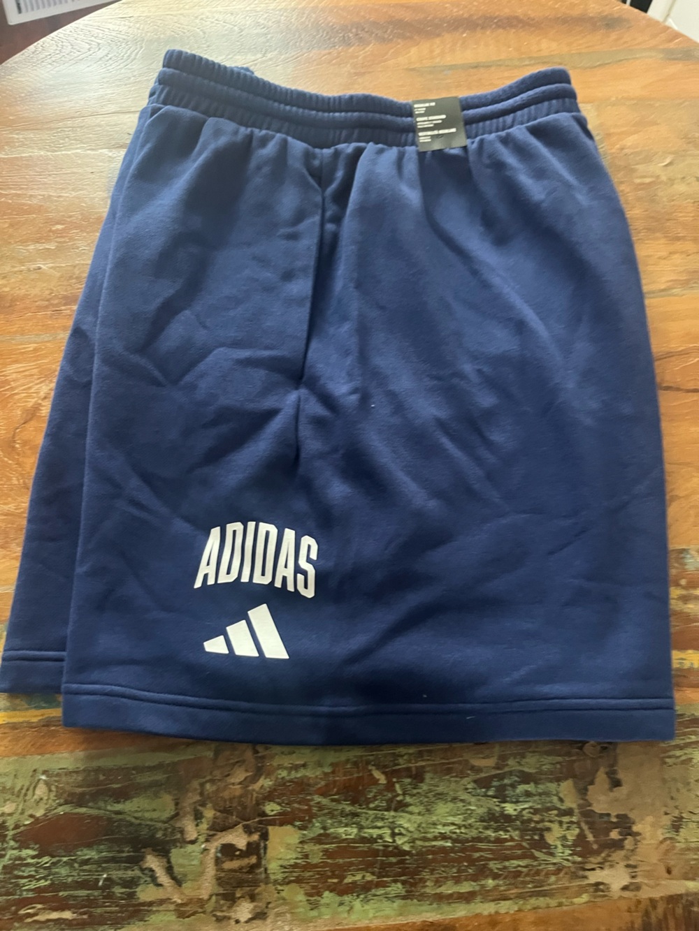 NWT Adidas Men’s Athletic Fleece Shorts - Picture 2 of 5